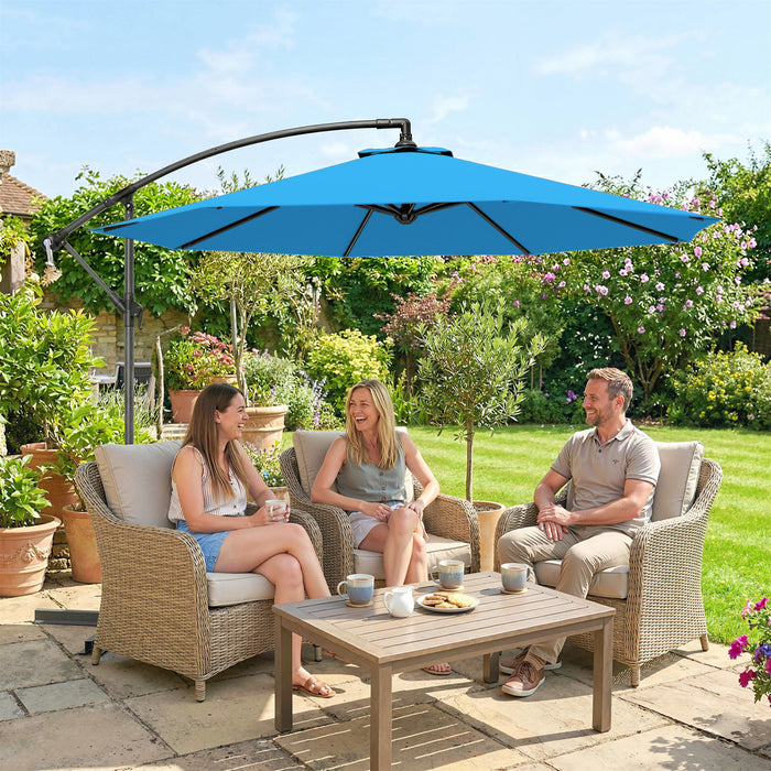 Outsunny Parasol De Patio \nBleu