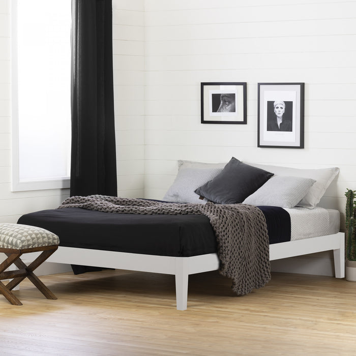Vito Base De Lit En Bois - Blanc
