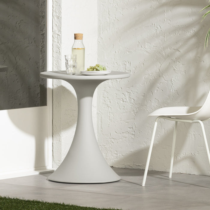 Table bistro Dalya pour la terrasse - greige