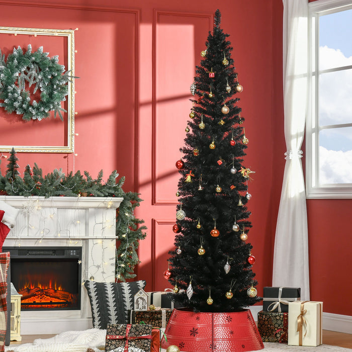 Homcom Arbre De Noel, Arbre De Noel Fin Avec Branches Realistes