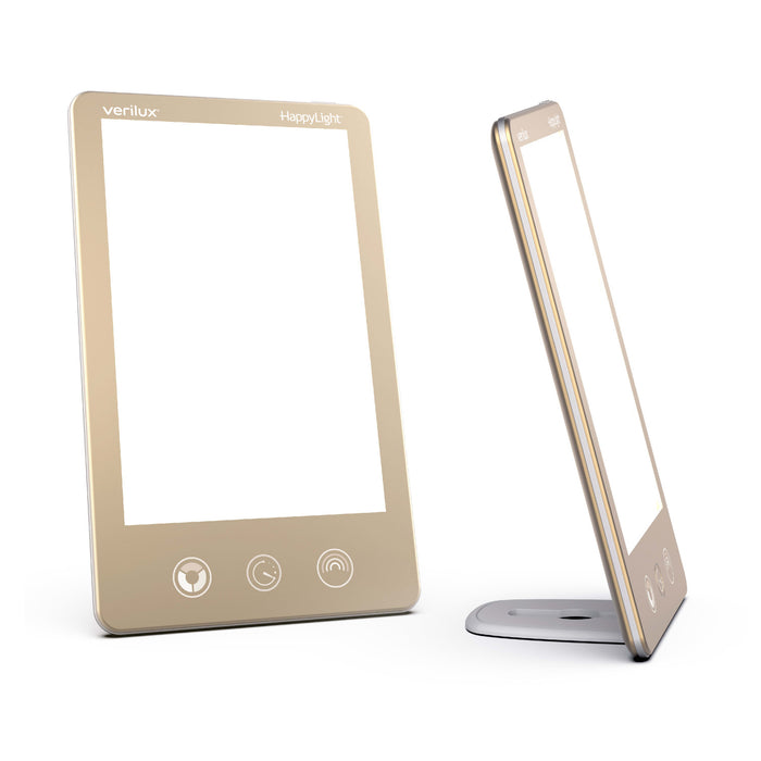 Lampe de luminothérapie Happylight Luxe de Verilux - dorée