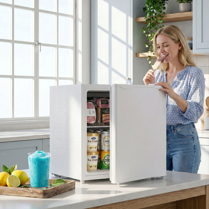 HOMCOM Mini Congelateur Compact 31L Temperature Reglable