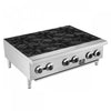 FORNO Commerciale 36 Inch Gas Hotplate with 6 Burners, 156,000 BTU, Stainless Steel - FCMHP0079-36 | Plaque de cuisson a gaz Commerciale de 36 po avec 6 bruleurs, 156 000 BTU, acier inoxydable – FCMHP0079-36