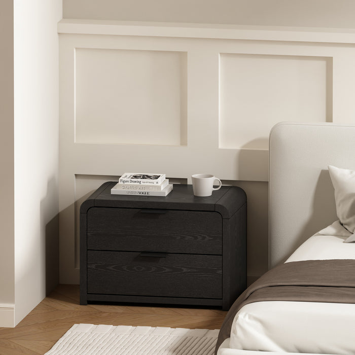 Table de nuit Grace Modern 28\" en noir