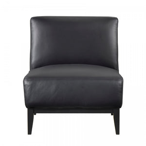 Fauteuil D'appoint Murdock En Cuir Noir