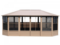Gazebo Penguin Florence - Solarium 12x18 Toit d'acier