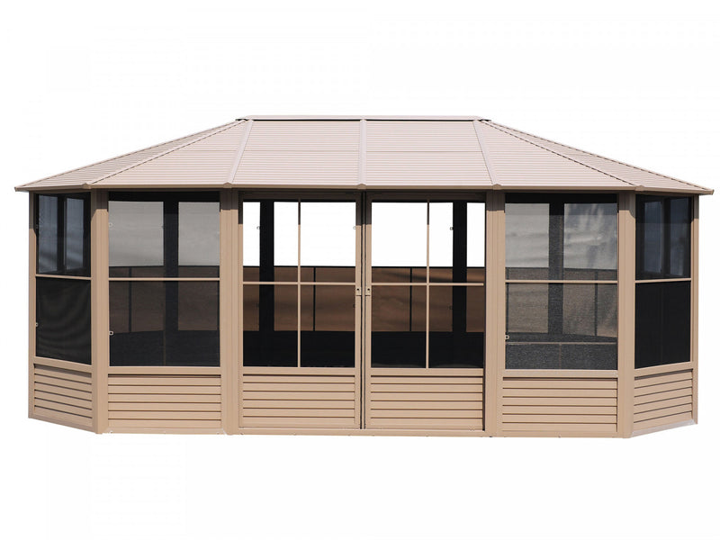 Gazebo Penguin Florence - Solarium 12x18 Toit d'acier