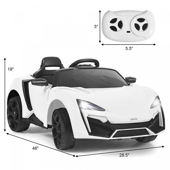 Voiture Electrique Pour Enfant 12v Costway – 2,4g, Mp3