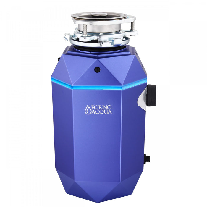 BrightDIAMOND 3/4 HP Broyeur ultra-silencieux, DEL sous armoire, cordon/interrupteur, Amethyste-WDD075TA1AM