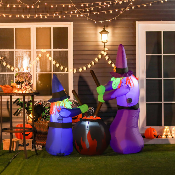 Homcom Sorciere Gonflable D'halloween