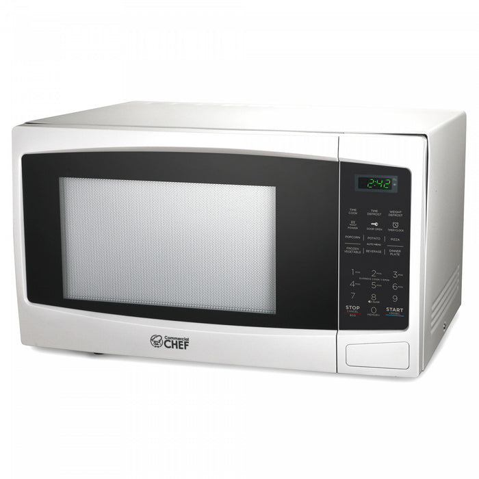 Four a micro-ondes de comptoir Commercial Chef serie CHM, 1,1 pi³, CHM11MW, blanc
