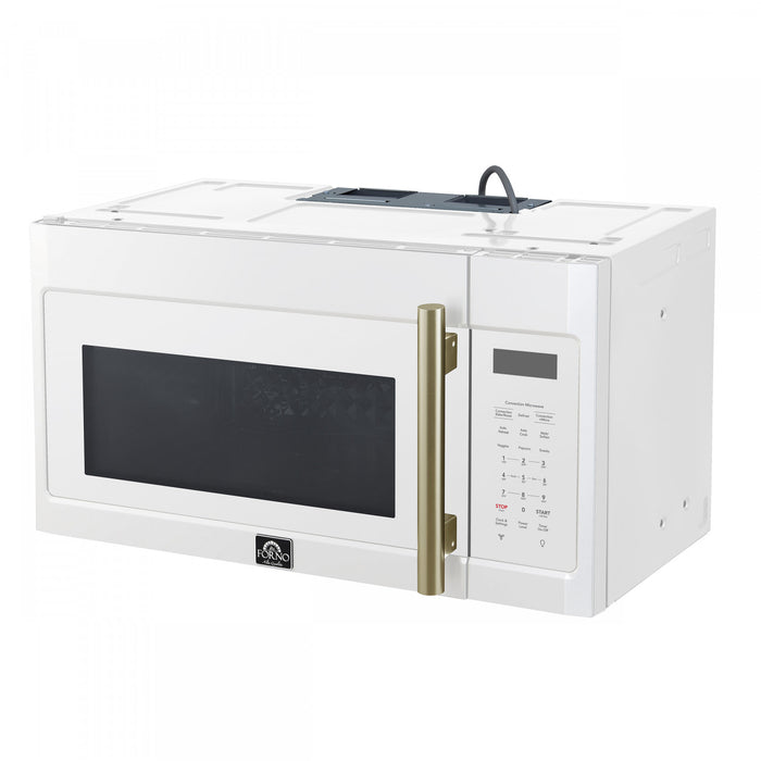 Four a micro-ondes a convection Fornace 30 pouces, au-dessus de la cuisiniere, blanc, 1,5 pi³ - FOTR3038-30WHT