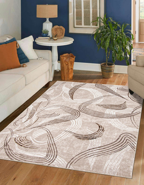 Carpette Wisp taupe - 8 pi 0 po x 10 pi 0 po   