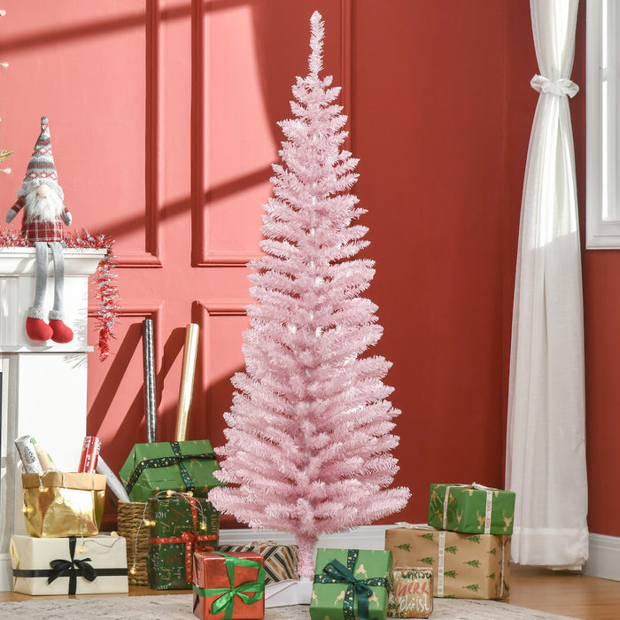Homcom Arbre De Noel, Arbre De Noel Fin Avec Branches Realistes