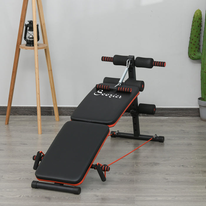 Soozier Entrainement De Base Sur Banc Assis Support De Cuisse Reglable Pliable Pour La Salle De Gym A Domicile Noir