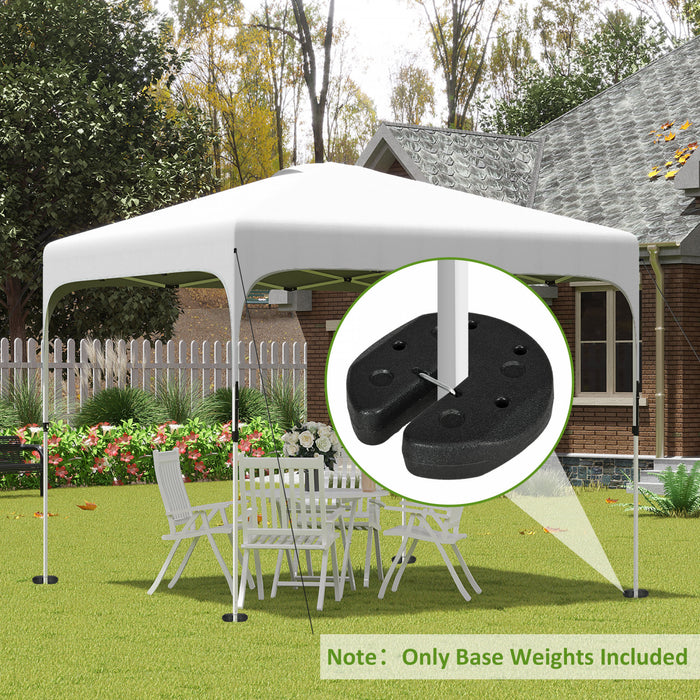 Outsunny Set de Poids pour Tonnelle Pop-Up, Set de 4 Poids pour Tente, Total 12 kg