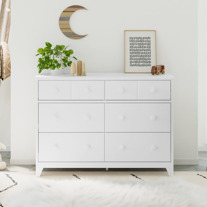 Storkcraft Moss 6 Commode a tiroirs - Blanc