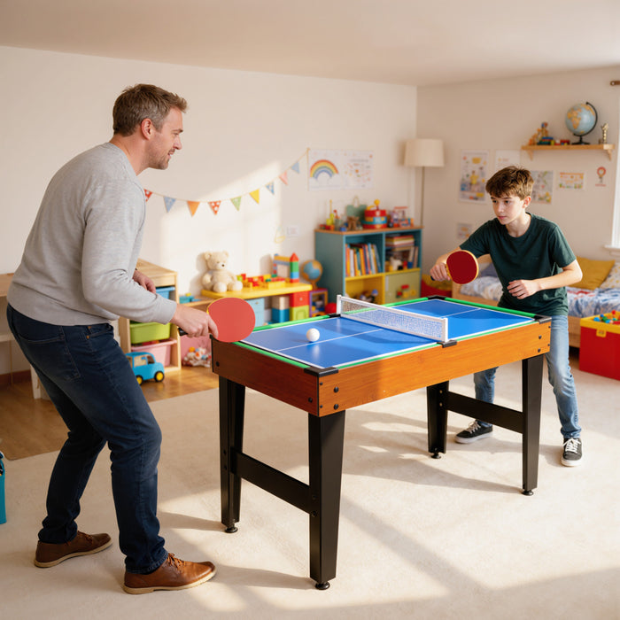 Soozier Table Multijeux 5-en-1, Table de Jeux 53\" pour Enfants et Adultes