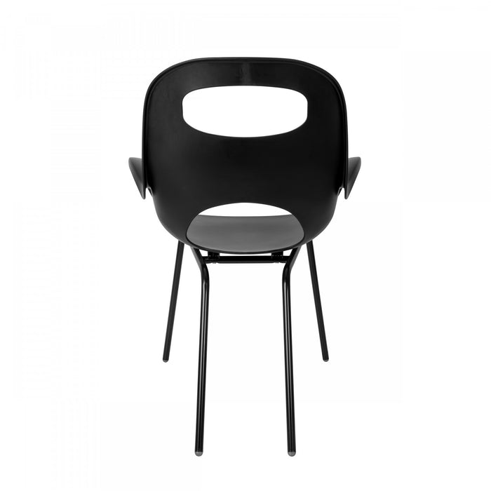 Chaise d’appoint moderne Oh de Umbra - noir mat