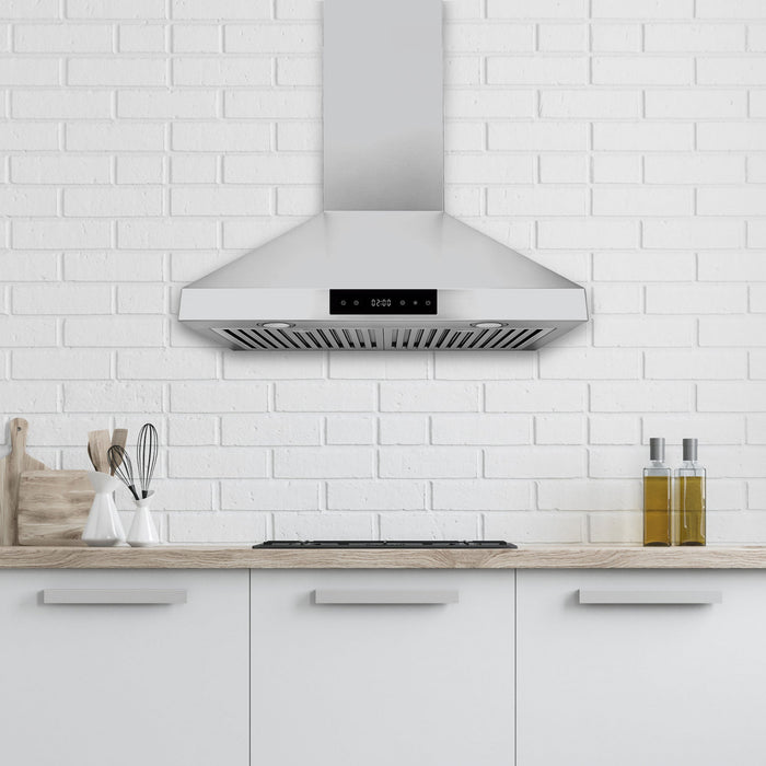  Chef 36-in Convertible Stainless Steel Wall-Mounted Range Hood