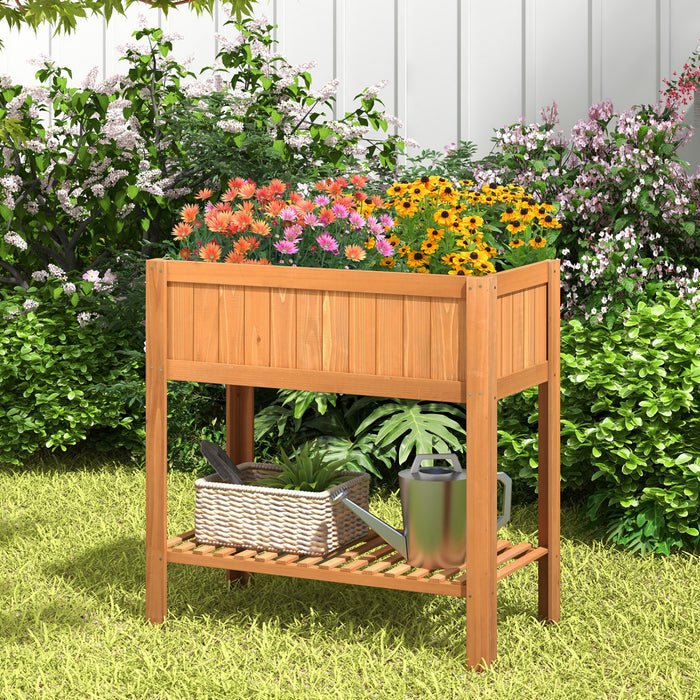 Costway Jardiniere Exterieur Dimension119x57x90 Cm En Bois Potager Sur Pied En Bois Outil Genial En Plein Air