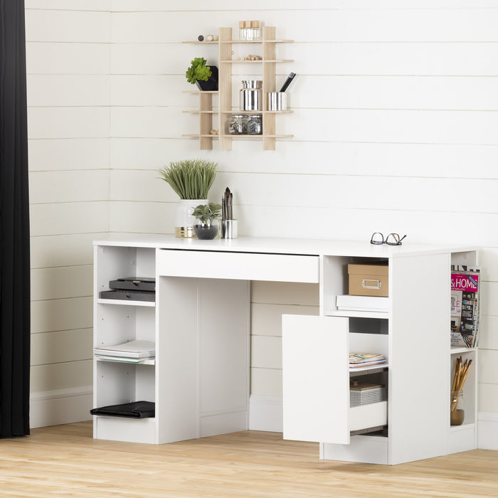 Crea Table De Travail - Blanc Solide