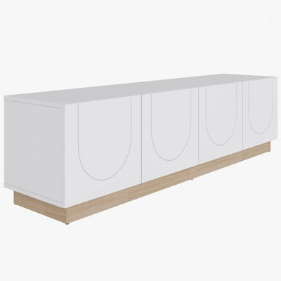Nordika Nauraa 70.85" TV Stand - White|Meuble pour téléviseur Nauraa Nordika de 70,85 po - blanc