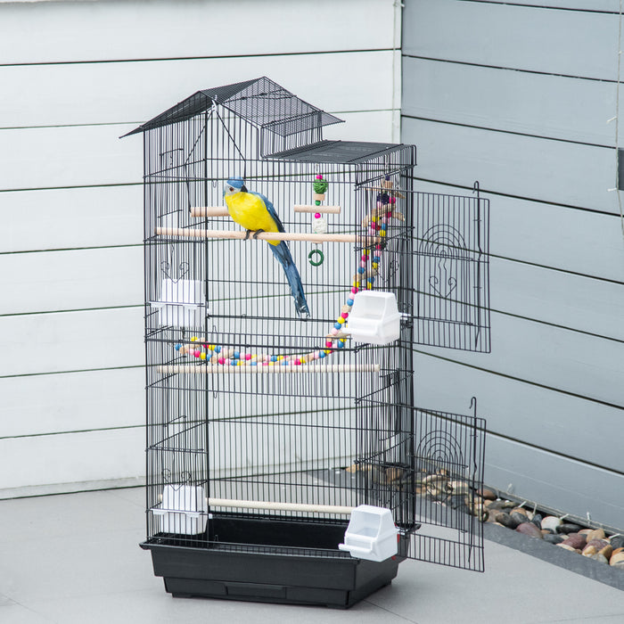 Cage A Oiseaux De 39 Po Pour Perruches Et Petits Oiseaux
