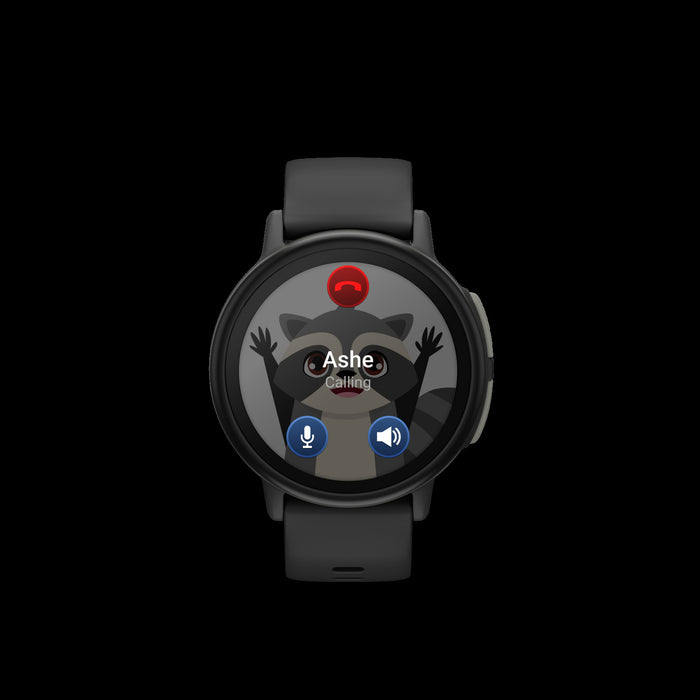 Montre intelligente pour enfants Garmin Bounce 2 Slate Gray - Suivi d'enfants, appels LTE, lecture de musique, jeux d'activite, recompenses pour les corvees, alertes de localisation en temps reel
