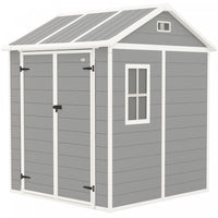 Outsunny Remise De Rangement Exterieure, Remise En Resine Avec Sol, Fenetre