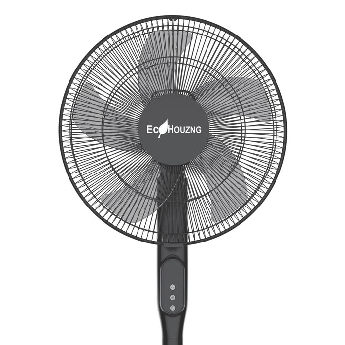 Ecohouzng Ventilateur sur Colonne de 16 pouces a Moteur CC avec Telecommande