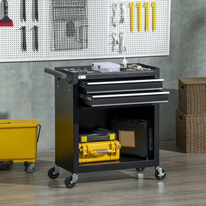 Durhand Organisateur D'outils 2 Tiroirs Coffre A Outils