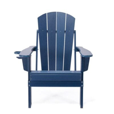 Chaise Adirondack Lake Country Outdoors en polyethylene haute densite - Bleue