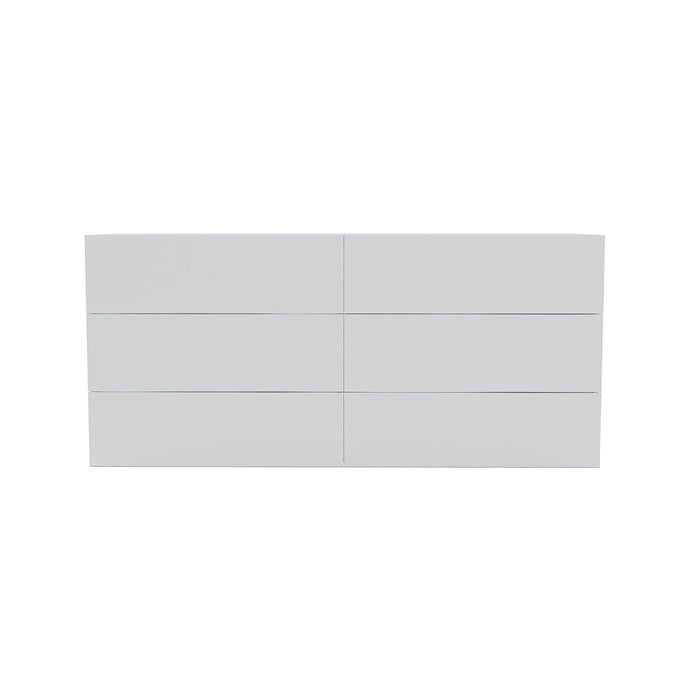 Commode James Nordika à 6 tiroirs - blanche