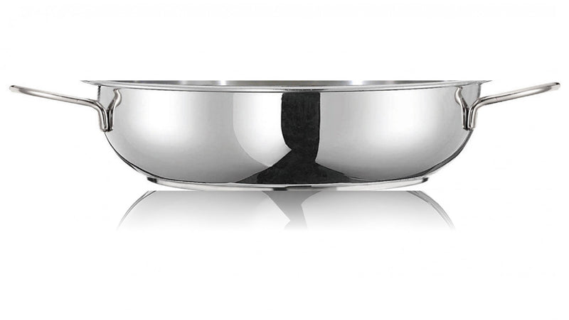 Arimi Luna Batterie De Cuisine Italienne En Acier Inoxydable 12 Pieces - Couvercle En Verre