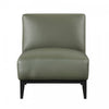 Fauteuil D'appoint Murdock En Cuir Vert