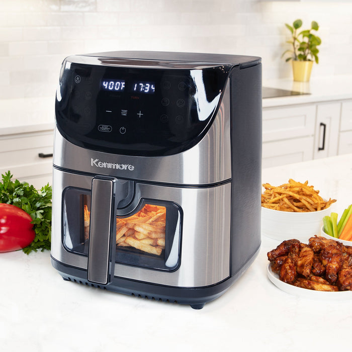 Friteuse a convection numerique Kenmore de 8 pte avec 12 prereglages