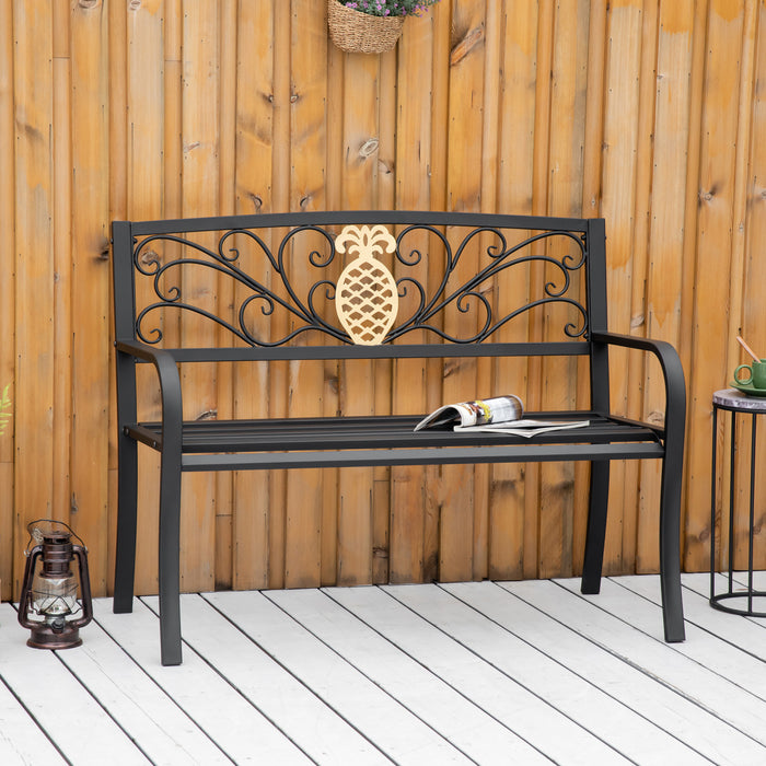 Banc De Jardin 2 Places Outsunny