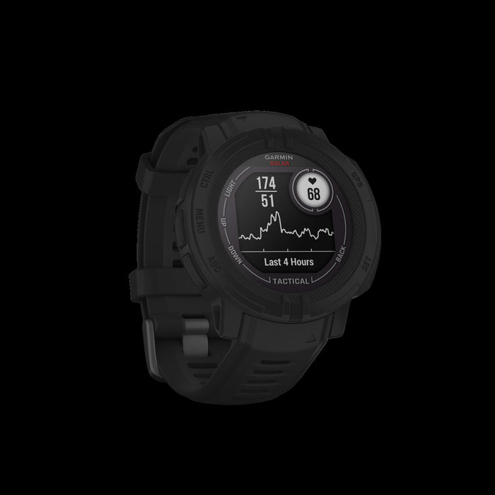 Garmin Instinct® 2 Solar Tactical Edition Montre Gps Intelligente - Randonnee Avec Support Multi-gnss - Noir