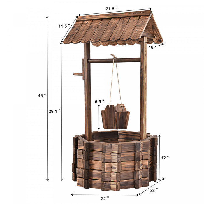 Puits A Souhaits En Bois