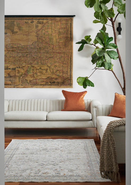 Tapis Traditionnel Margaux 5'3\" x 7'7\" en Ivoire