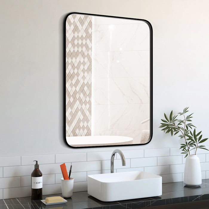 Miroir Tuckerson de 40 po noir