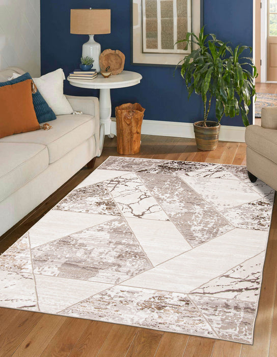 Carpette Vivian ivoire - 8 pi 0 po x 10 pi 0 po  