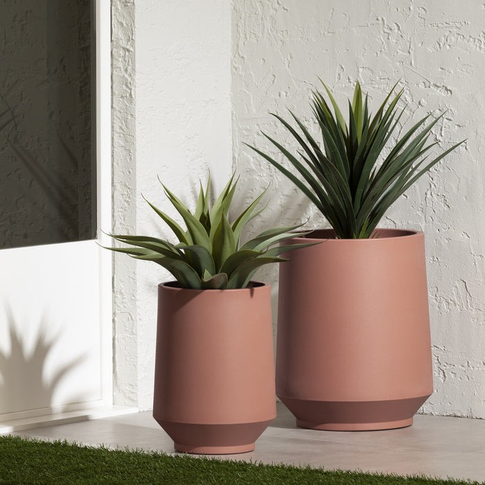Ensemble 2 cache-pots Dalya - Terra Cotta