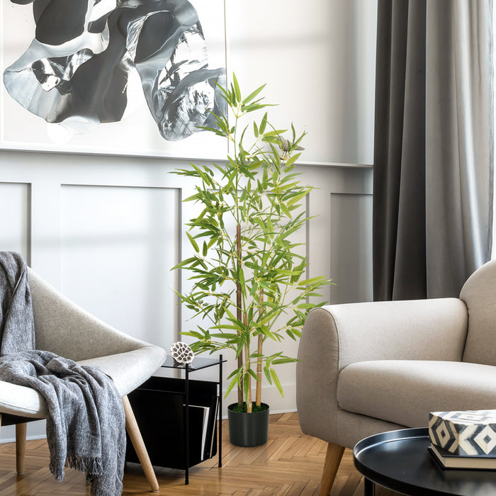 HOMCOM Arbre artificiel en bambou de 4pi pour decoration interieure