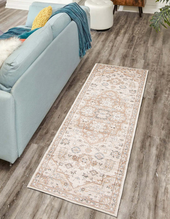 Carpette longue Arden beige - 2 pi 8 po x 8 pi 2 po  