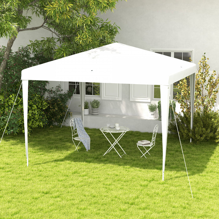 Outsunny Tonnelle De Fete Tente Portable Pliable Jardin Auvent Evenement Abri Exterieur Parasol Vert