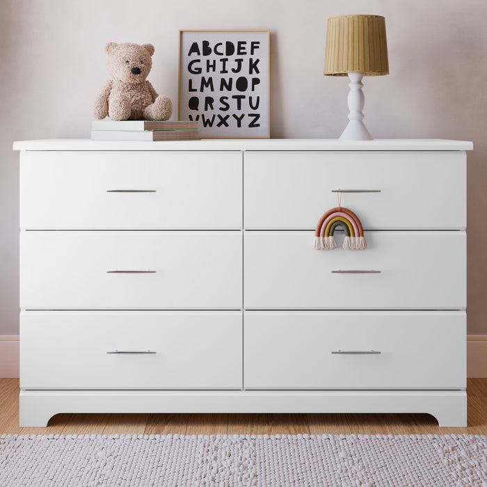 Storkcraft Brookside 6 Commode a tiroirs - Blanc
