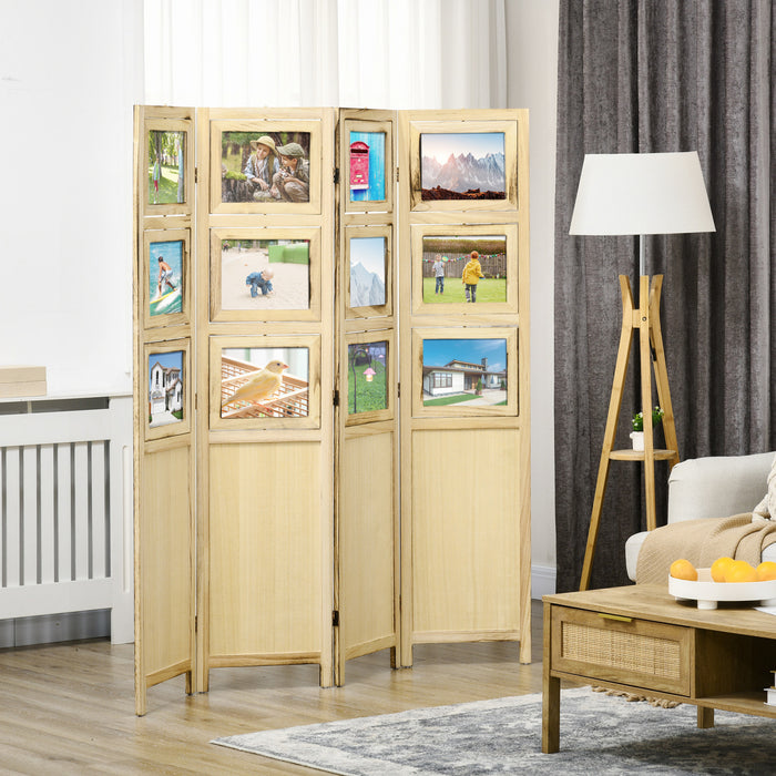 Homcom Ecrans D'intimite En Bois, Separateurs De Piece