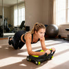 Soozier Ab Wheel Roller, Automatic Rebound Abdominal Wheel for Home Gym